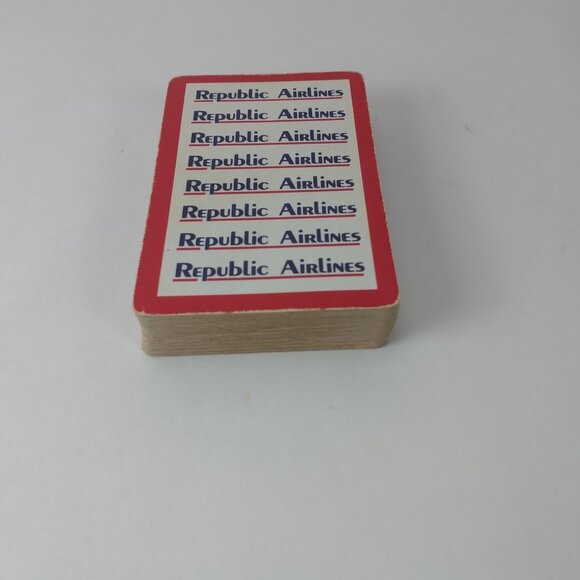 Republic Airlines Deck Of Playing Cards Vintage - Picture 2 of 5